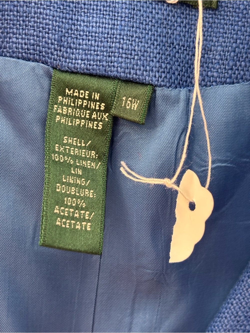 Ralph Lauren blazer preppy vintage 1990’s 16W - Picture 7 of 8